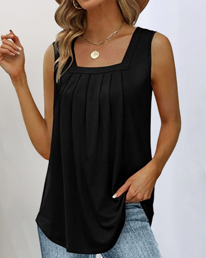 Alvi Tank Top With Square Neckline
