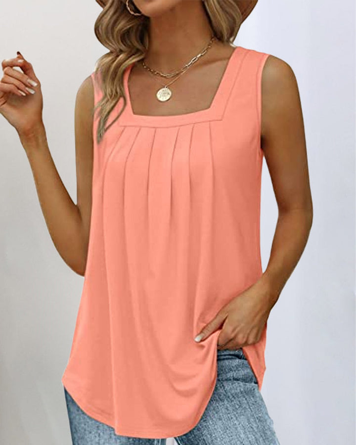 Alvi Tank Top With Square Neckline