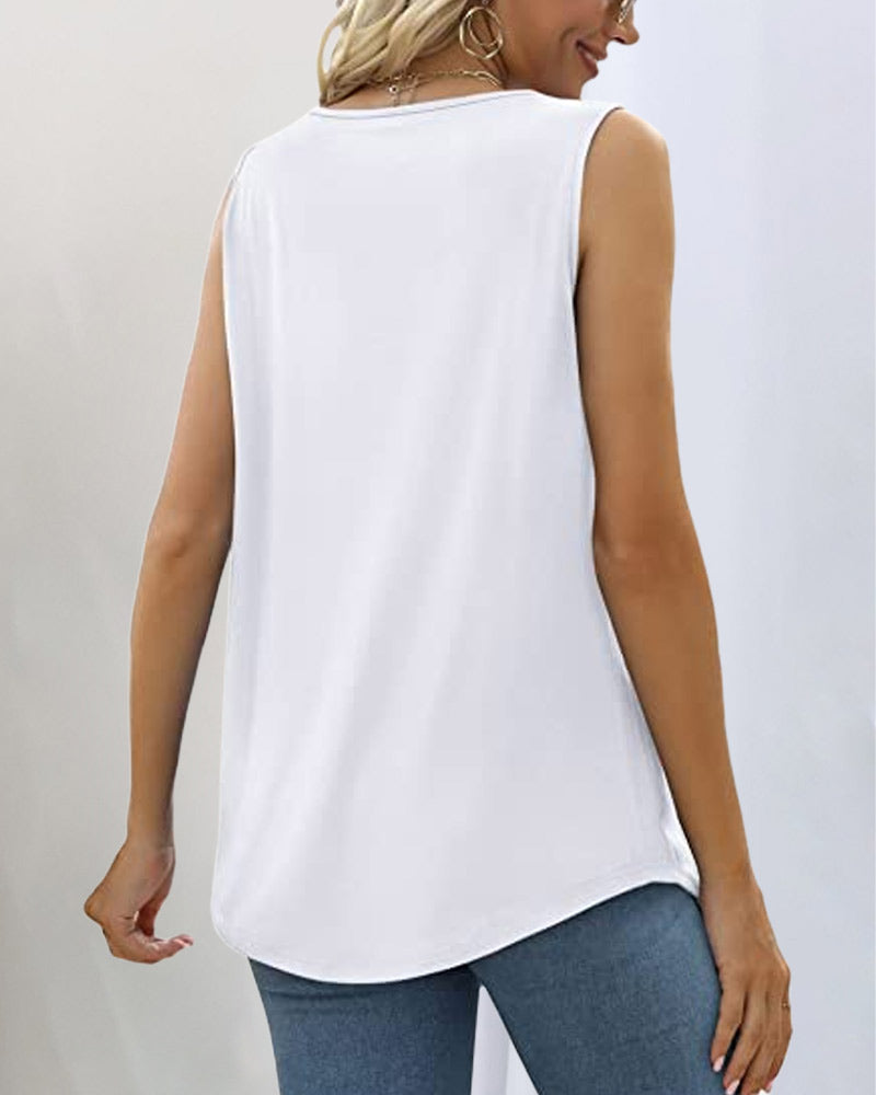 Alvi Tank Top With Square Neckline