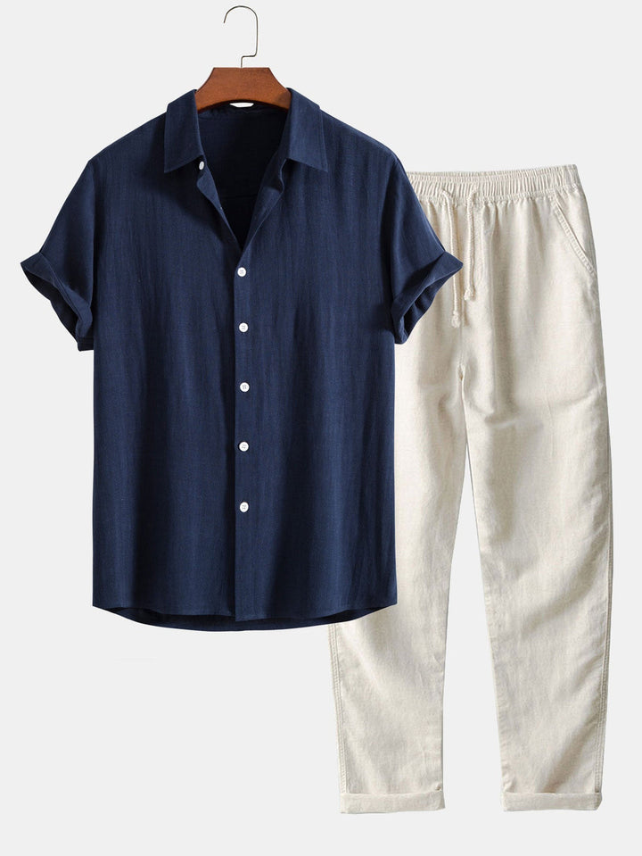 Davit Casual Linen Set
