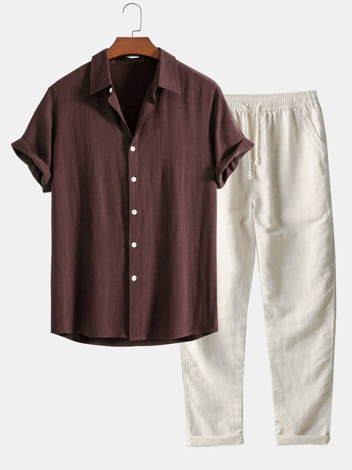 Davit Casual Linen Set