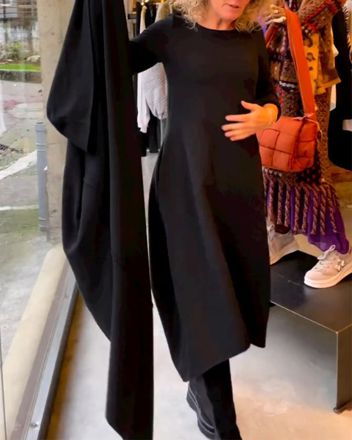 Emilia Midi Dress with Pockets