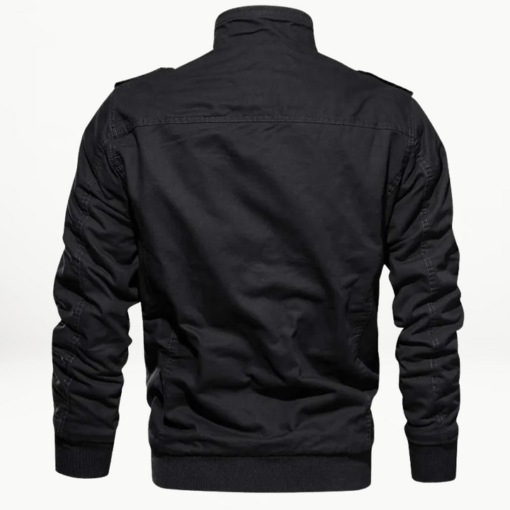 Sheldon Stylish Fleece Lining Military Jacket