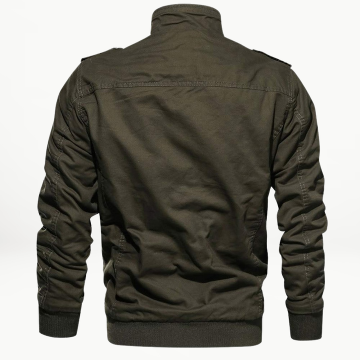 Sheldon Stylish Fleece Lining Military Jacket