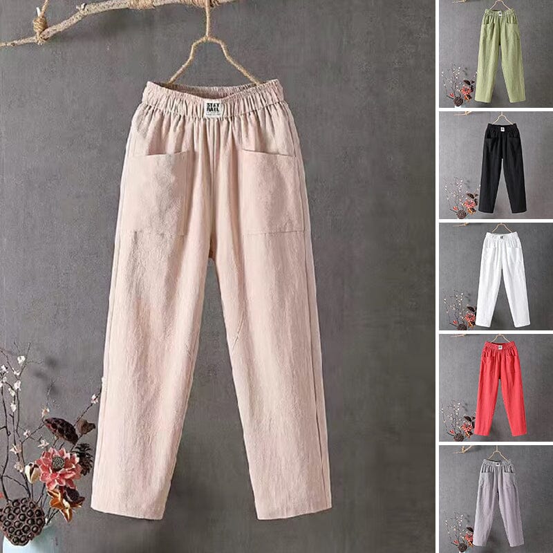 Angela Linen blend Trousers
