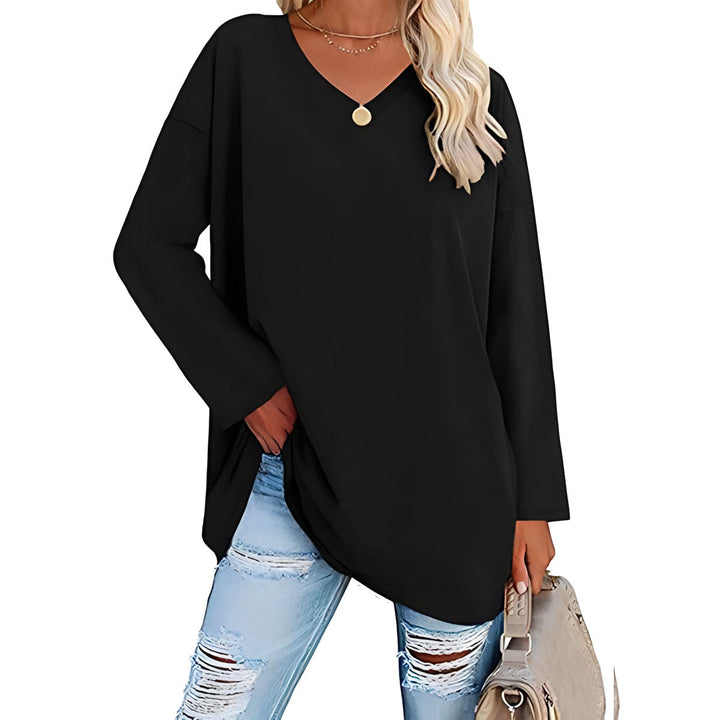 Alysée Relaxed V-Neck Sweater