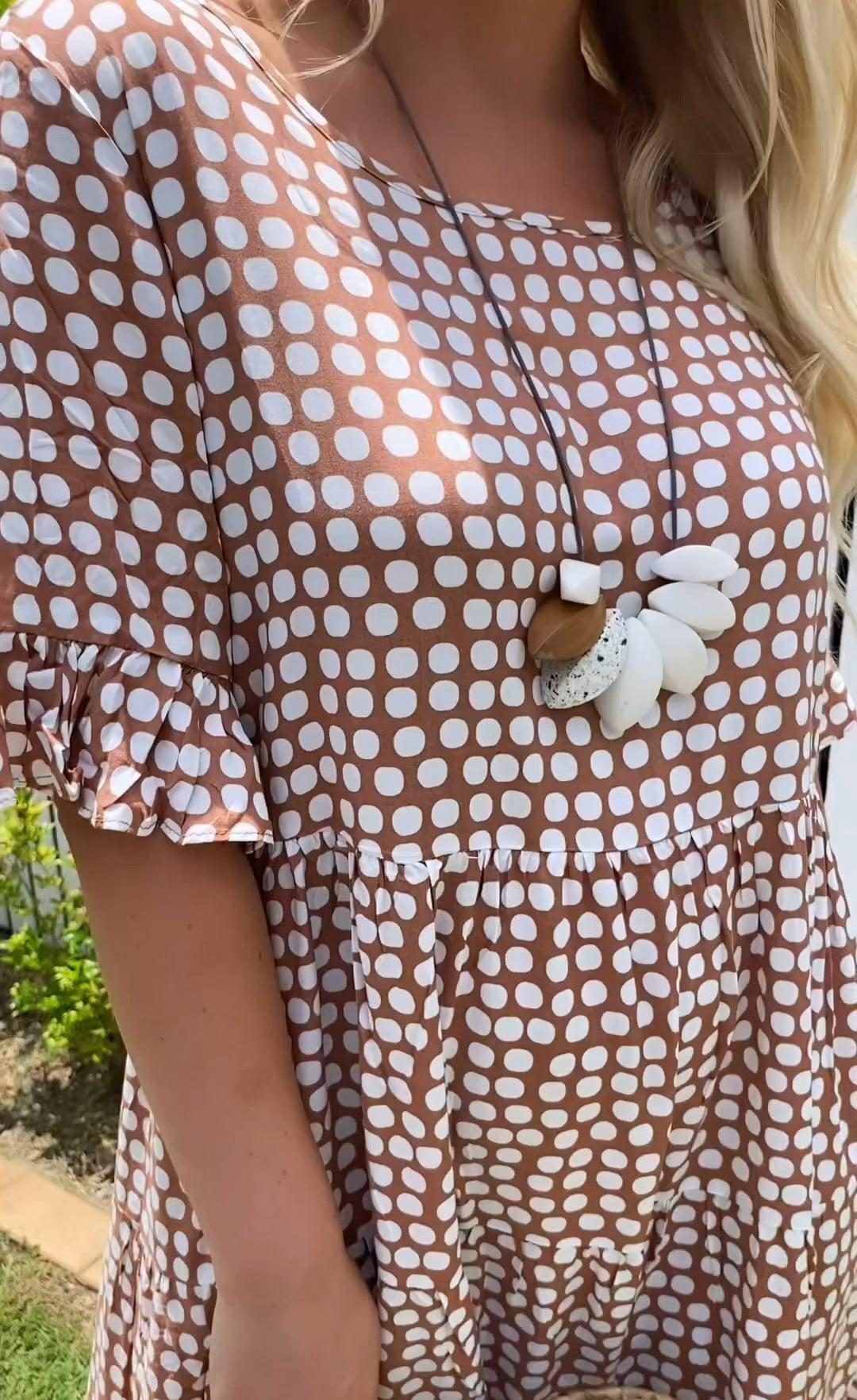 Sierra Short-Sleeve Midi Dress