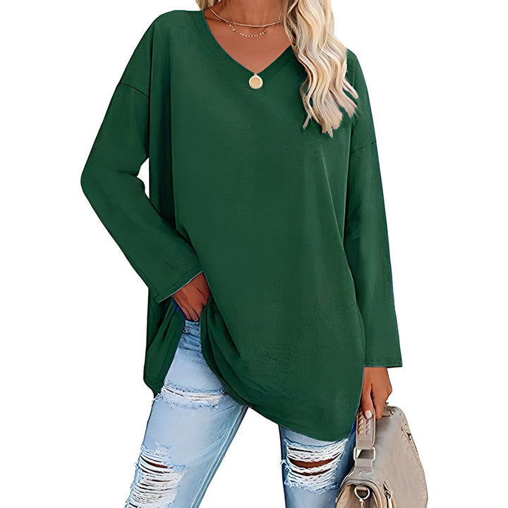 Alysée Relaxed V-Neck Sweater