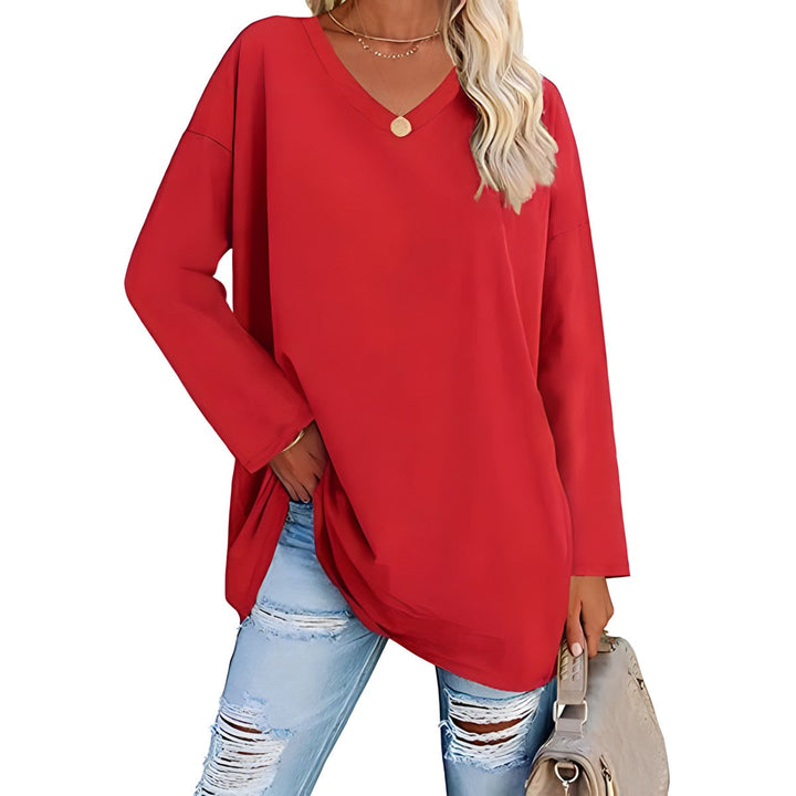 Alysée Relaxed V-Neck Sweater