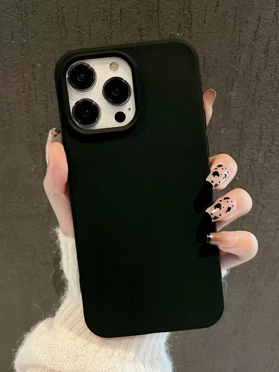 Matte Candy Color Shockproof Case – iPhone 11–16 Series Compatible