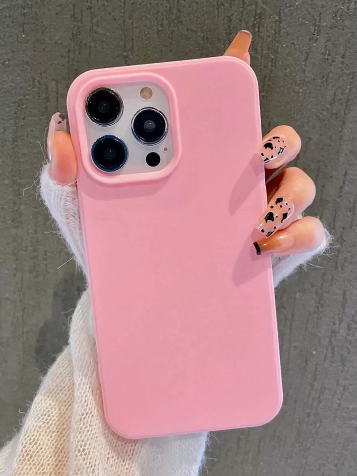 Matte Candy Color Shockproof Case – iPhone 11–16 Series Compatible
