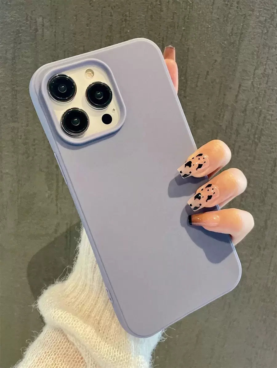 Matte Candy Color Shockproof Case – iPhone 11–16 Series Compatible