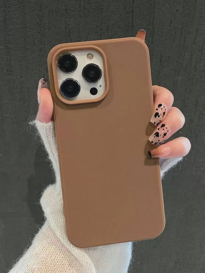 Matte Candy Color Shockproof Case – iPhone 11–16 Series Compatible