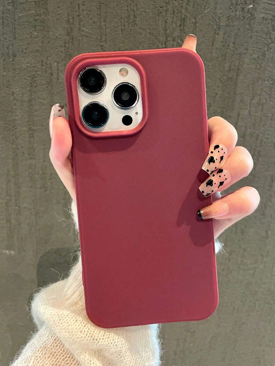 Matte Candy Color Shockproof Case – iPhone 11–16 Series Compatible