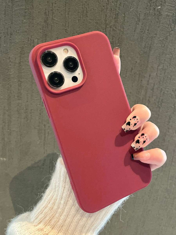 Matte Candy Color Shockproof Case – iPhone 11–16 Series Compatible