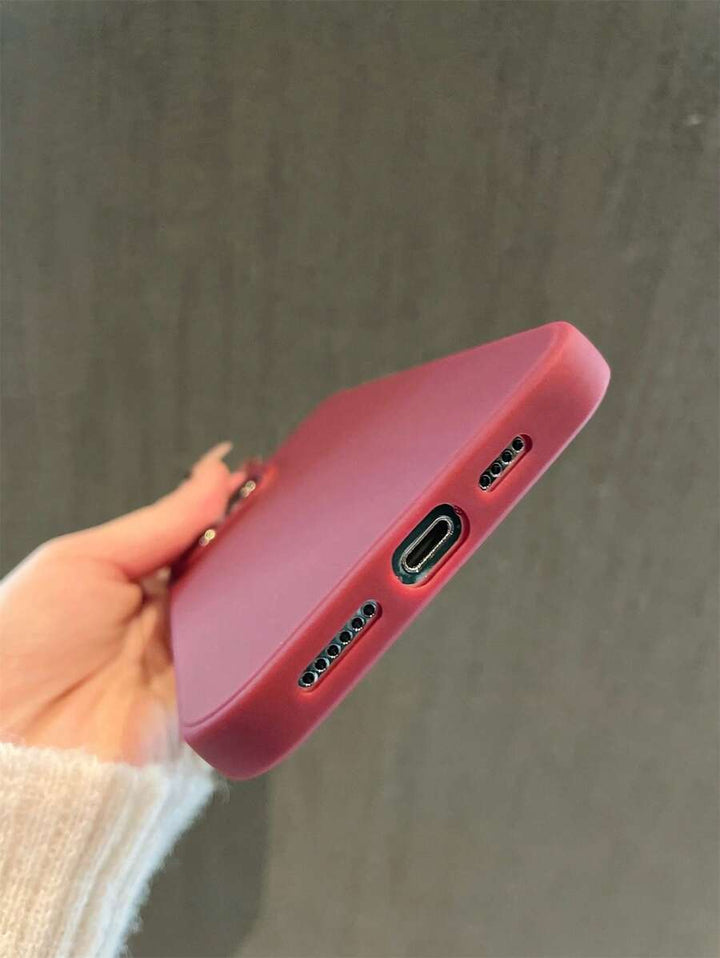 Matte Candy Color Shockproof Case – iPhone 11–16 Series Compatible