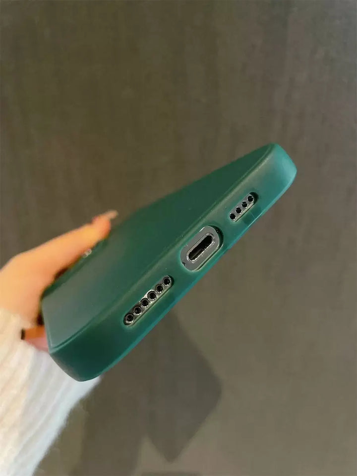 Matte Candy Color Shockproof Case – iPhone 11–16 Series Compatible