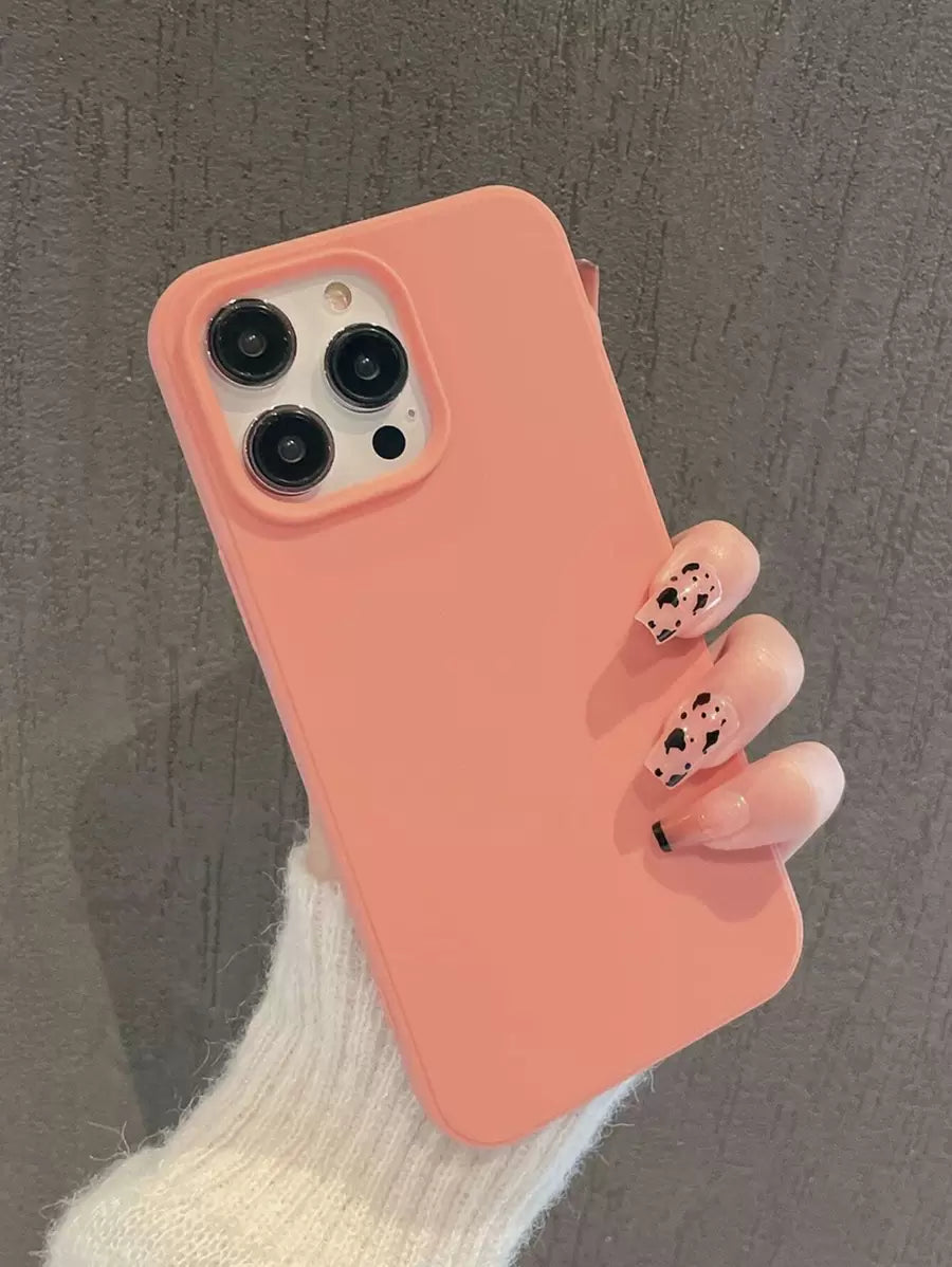 Matte Candy Color Shockproof Case – iPhone 11–16 Series Compatible