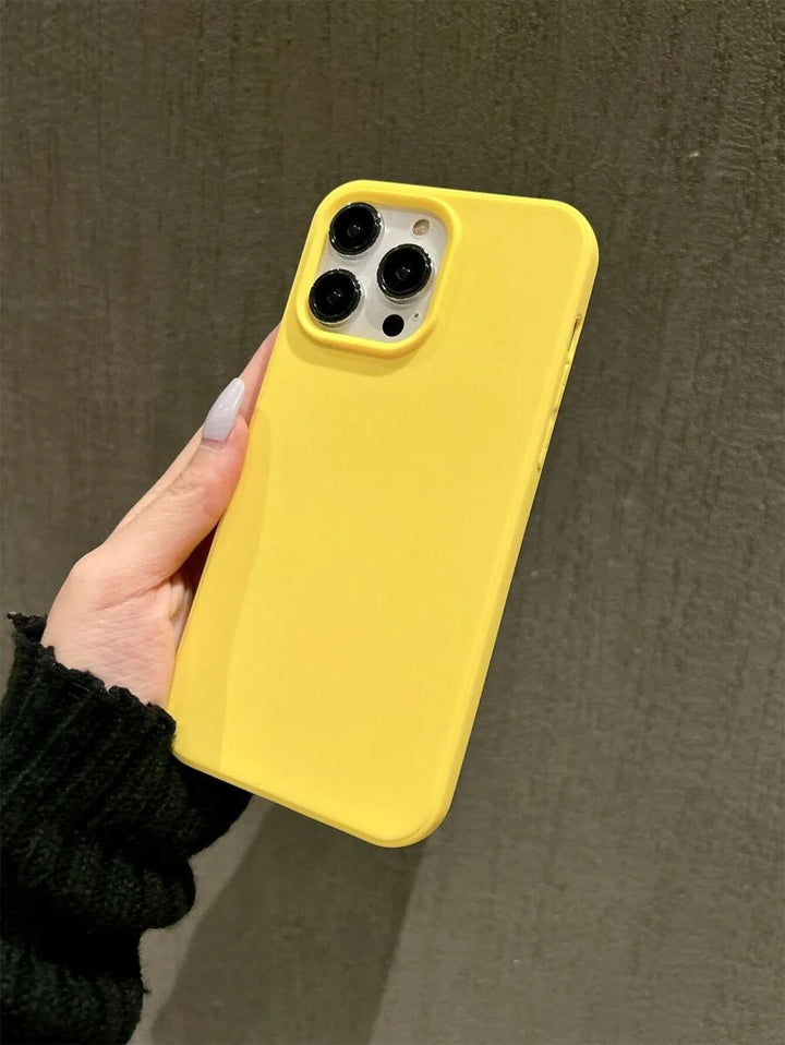 Matte Candy Color Shockproof Case – iPhone 11–16 Series Compatible