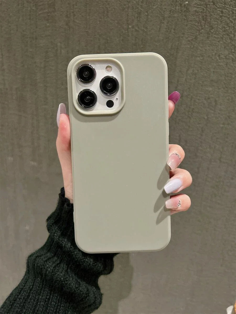 Matte Candy Color Shockproof Case – iPhone 11–16 Series Compatible