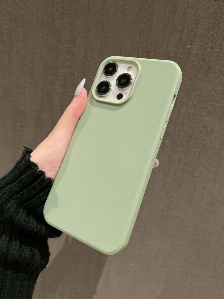 Matte Candy Color Shockproof Case – iPhone 11–16 Series Compatible