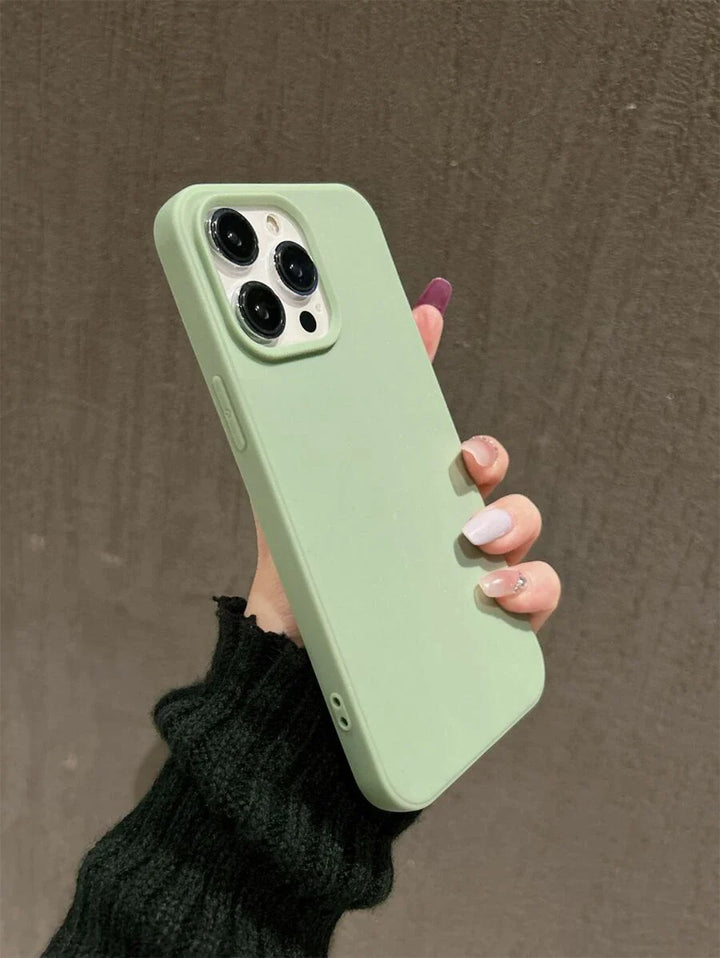 Matte Candy Color Shockproof Case – iPhone 11–16 Series Compatible