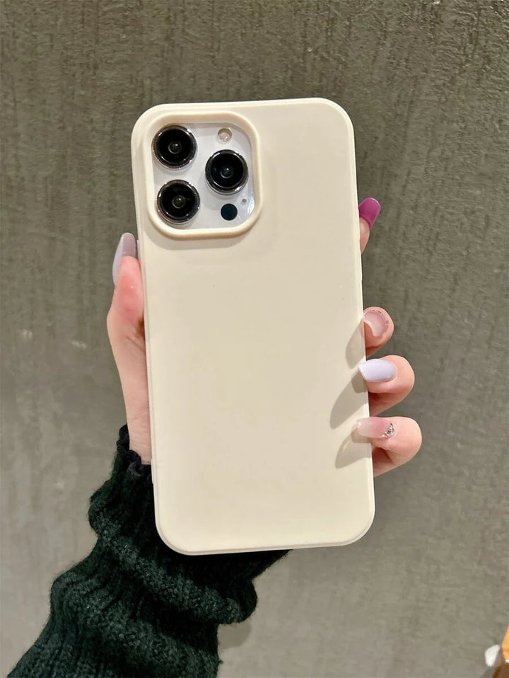 Matte Candy Color Shockproof Case – iPhone 11–16 Series Compatible