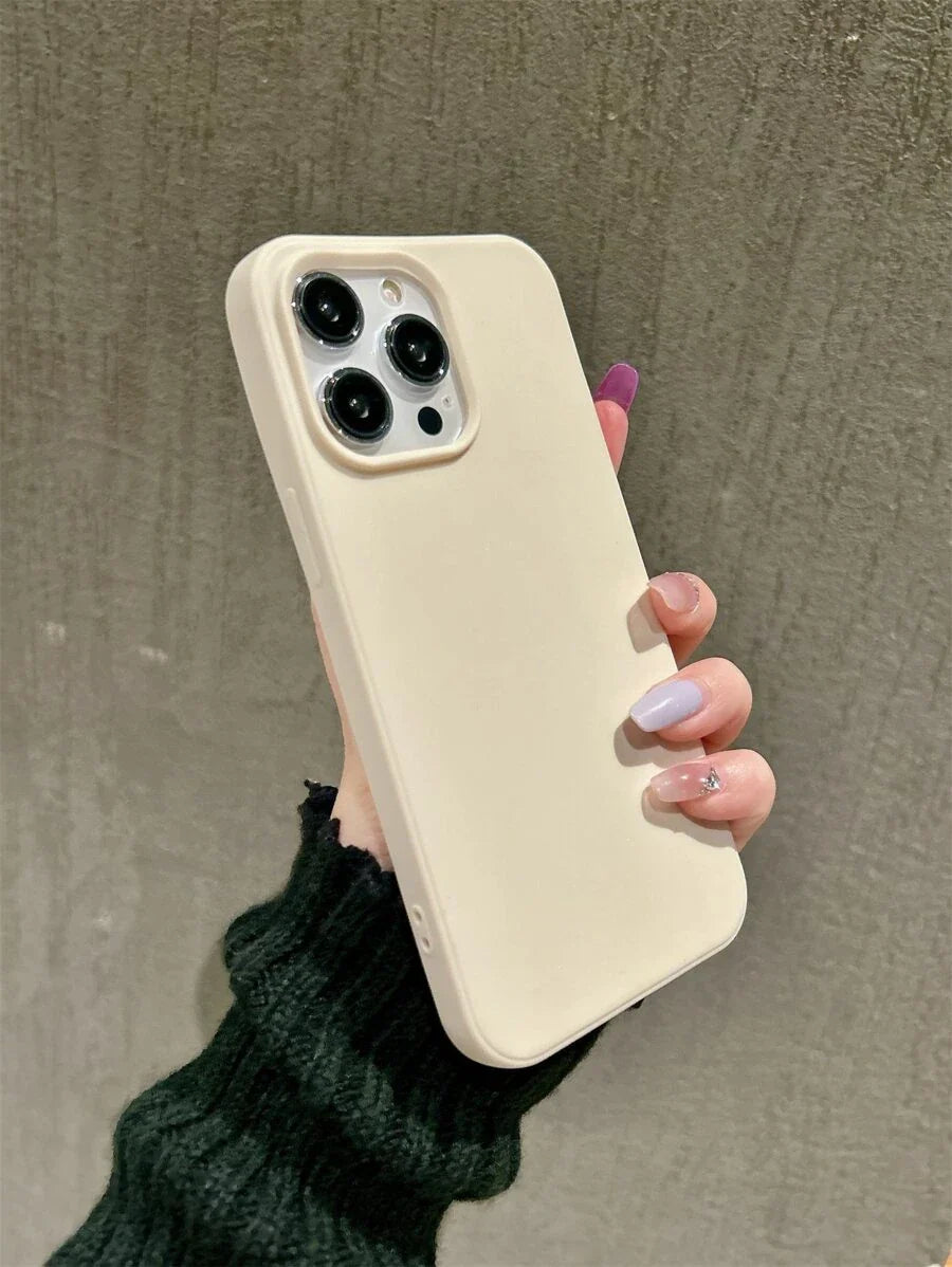 Matte Candy Color Shockproof Case – iPhone 11–16 Series Compatible