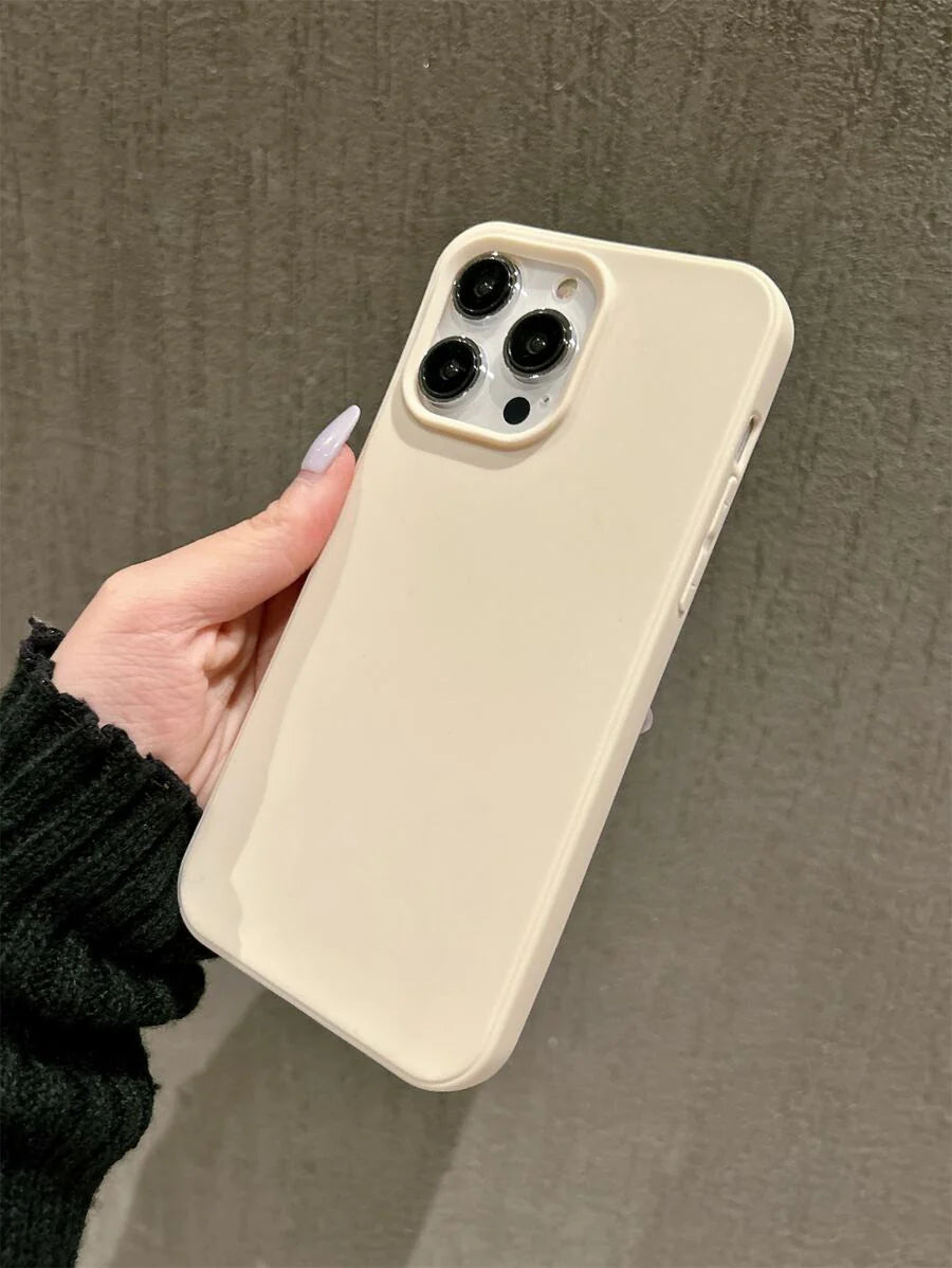 Matte Candy Color Shockproof Case – iPhone 11–16 Series Compatible