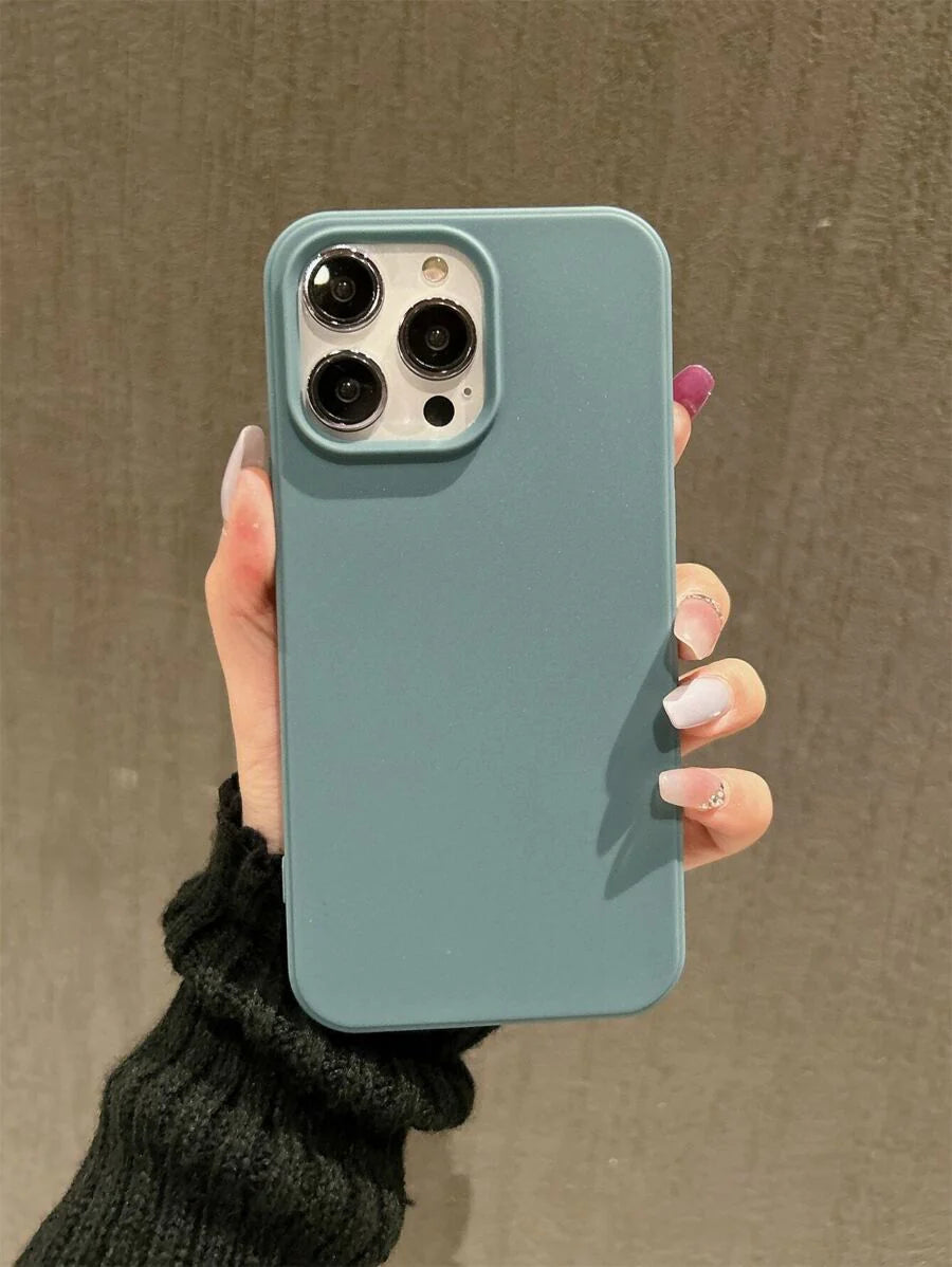 Matte Candy Color Shockproof Case – iPhone 11–16 Series Compatible