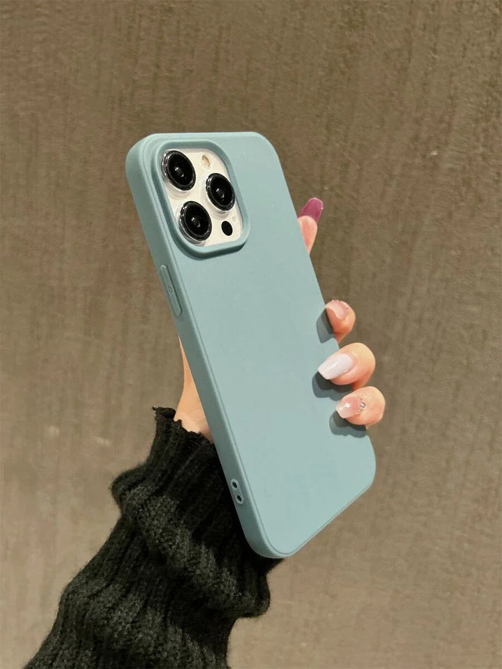 Matte Candy Color Shockproof Case – iPhone 11–16 Series Compatible