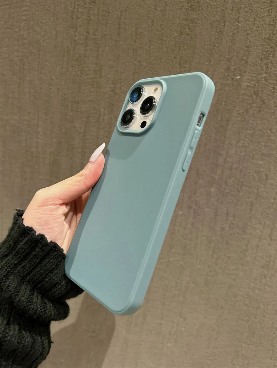Matte Candy Color Shockproof Case – iPhone 11–16 Series Compatible