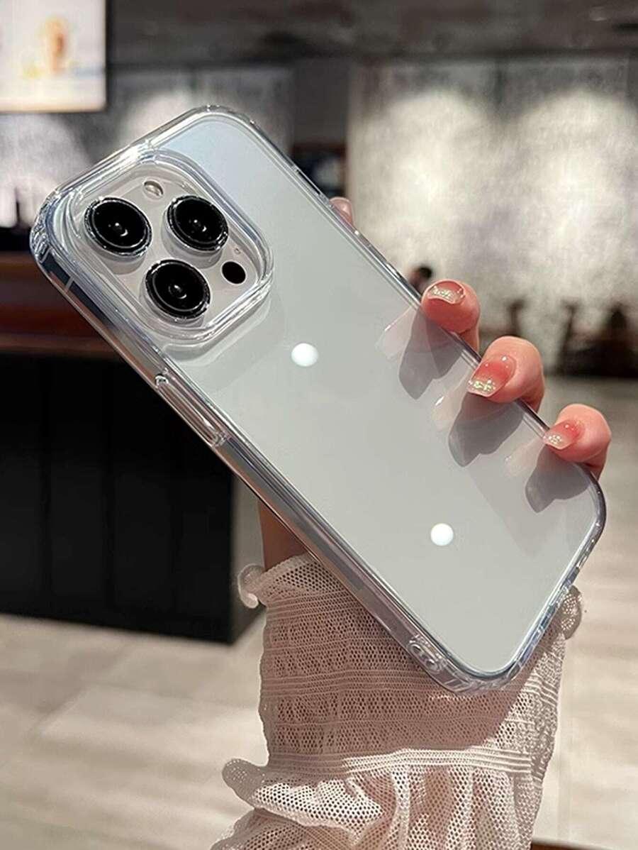 Simple Clear Acrylic Phone Case – Compatible with iPhone 7 to 16 Series (All Models)