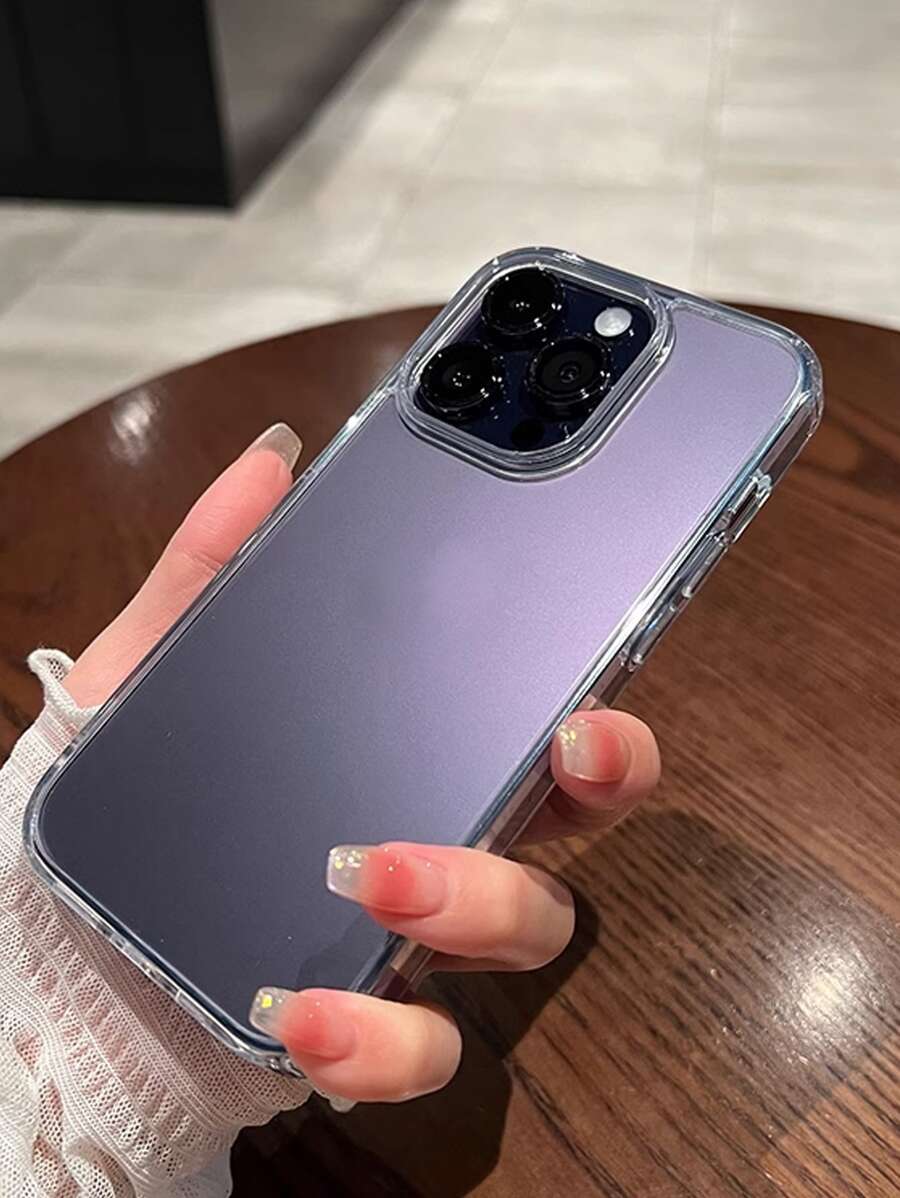 Simple Clear Acrylic Phone Case – Compatible with iPhone 7 to 16 Series (All Models)