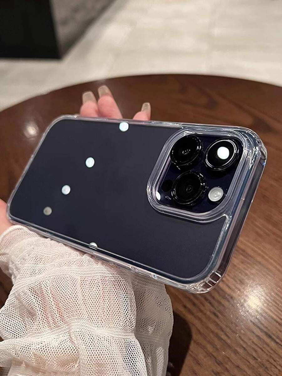 Simple Clear Acrylic Phone Case – Compatible with iPhone 7 to 16 Series (All Models)