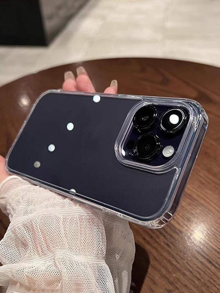 Simple Clear Acrylic Phone Case – Compatible with iPhone 7 to 16 Series (All Models)