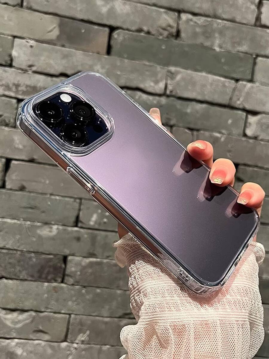 Simple Clear Acrylic Phone Case – Compatible with iPhone 7 to 16 Series (All Models)