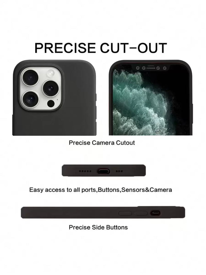 2.0mm Liquid Silicone Case – Full Protection for iPhone 11–16 Pro Max & Galaxy S22–S25 Series