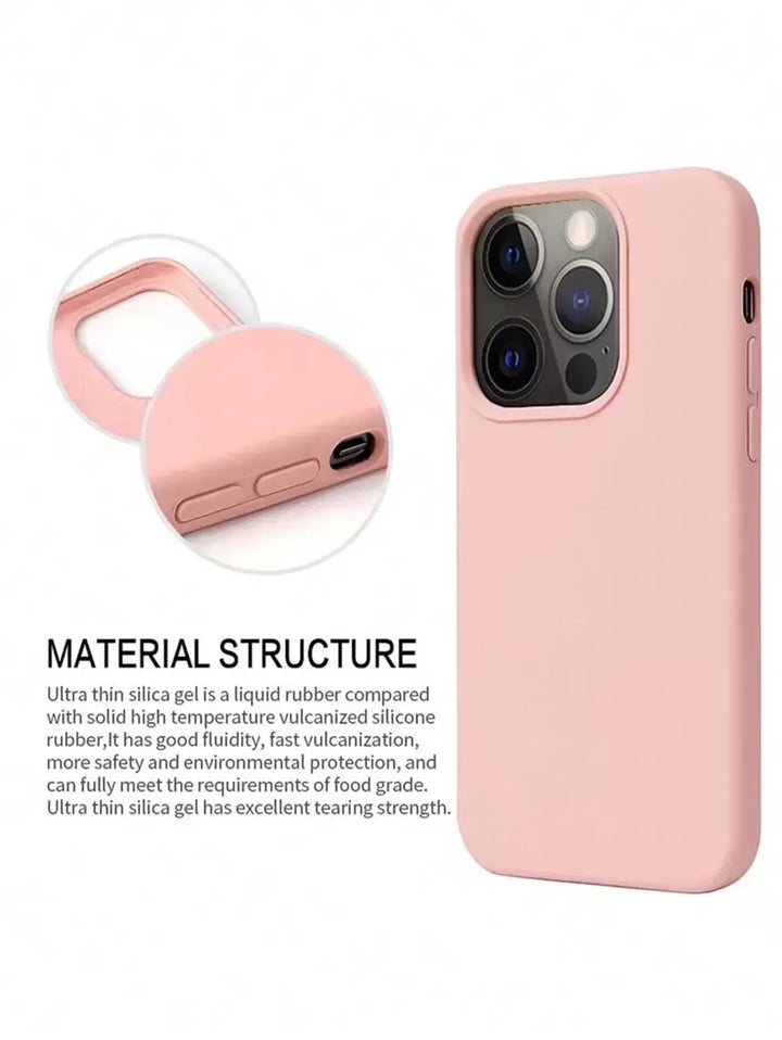 2.0mm Liquid Silicone Case – Full Protection for iPhone 11–16 Pro Max & Galaxy S22–S25 Series