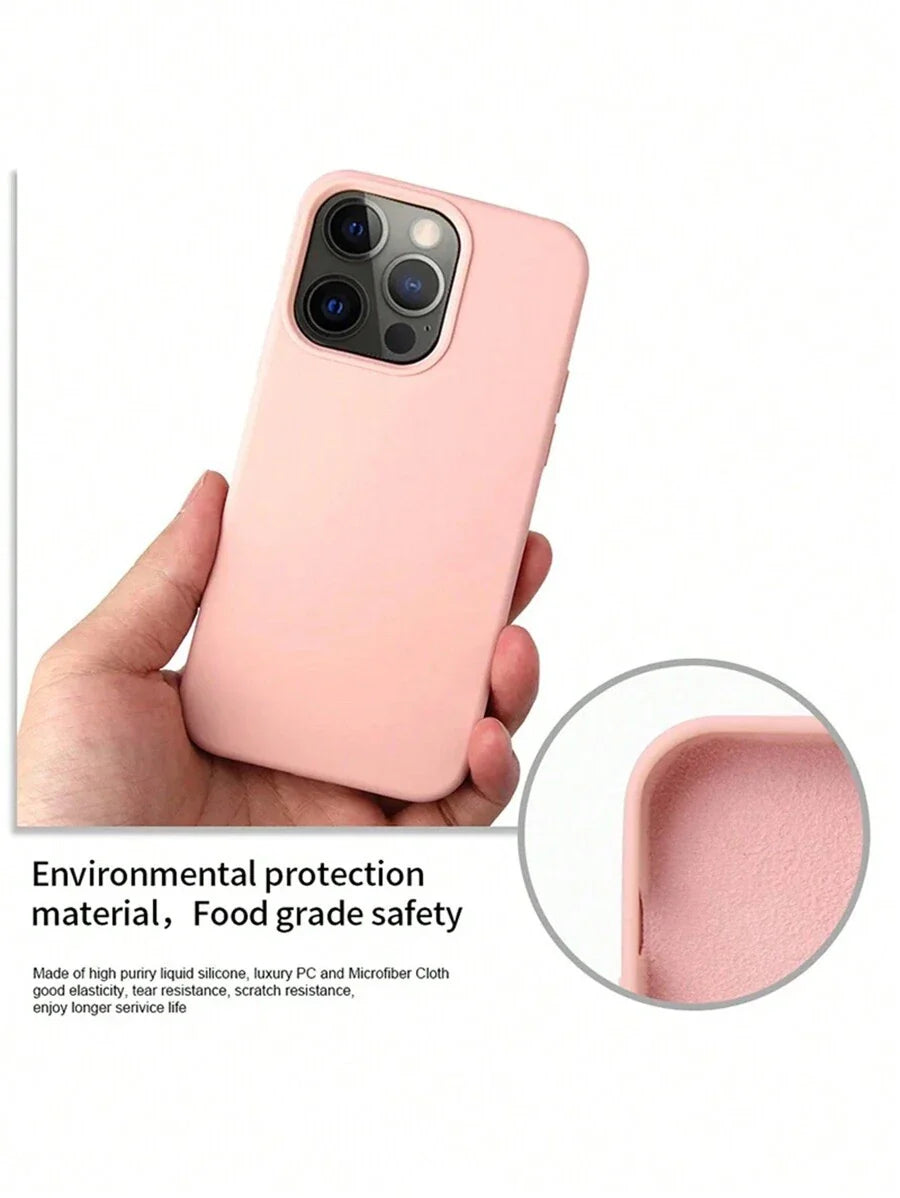 2.0mm Liquid Silicone Case – Full Protection for iPhone 11–16 Pro Max & Galaxy S22–S25 Series