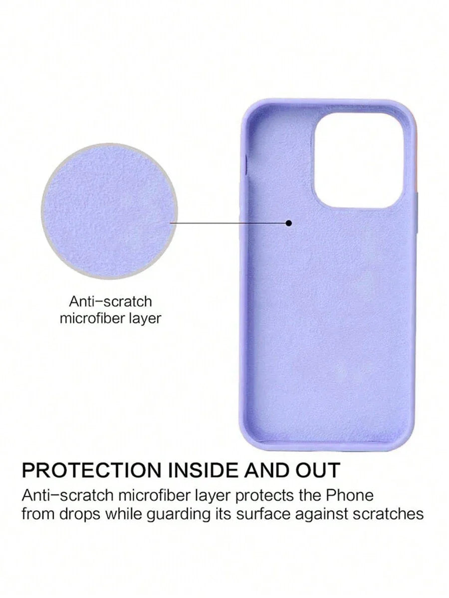 2.0mm Liquid Silicone Case – Full Protection for iPhone 11–16 Pro Max & Galaxy S22–S25 Series