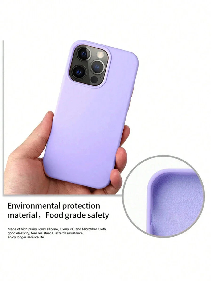 2.0mm Liquid Silicone Case – Full Protection for iPhone 11–16 Pro Max & Galaxy S22–S25 Series