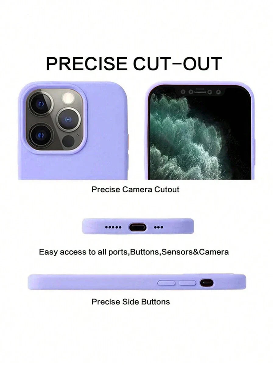 2.0mm Liquid Silicone Case – Full Protection for iPhone 11–16 Pro Max & Galaxy S22–S25 Series