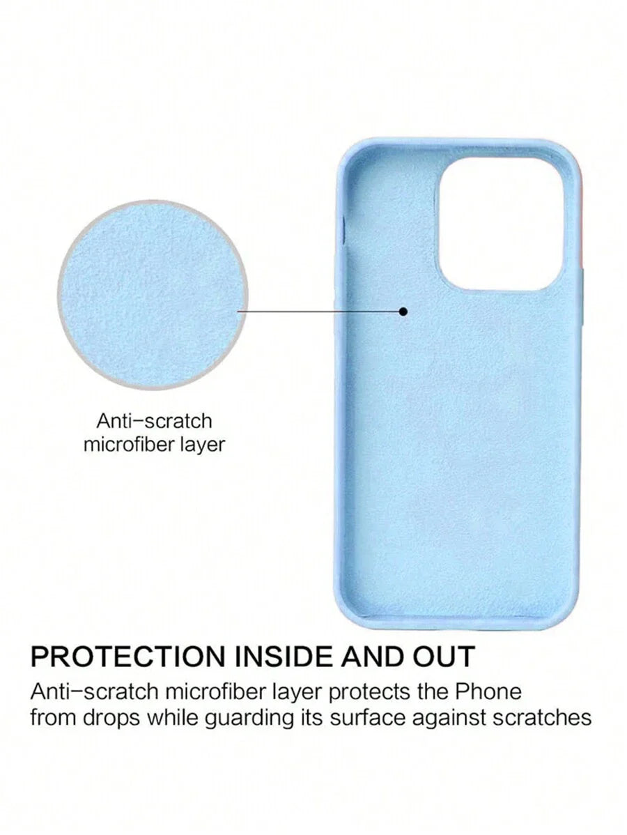 2.0mm Liquid Silicone Case – Full Protection for iPhone 11–16 Pro Max & Galaxy S22–S25 Series