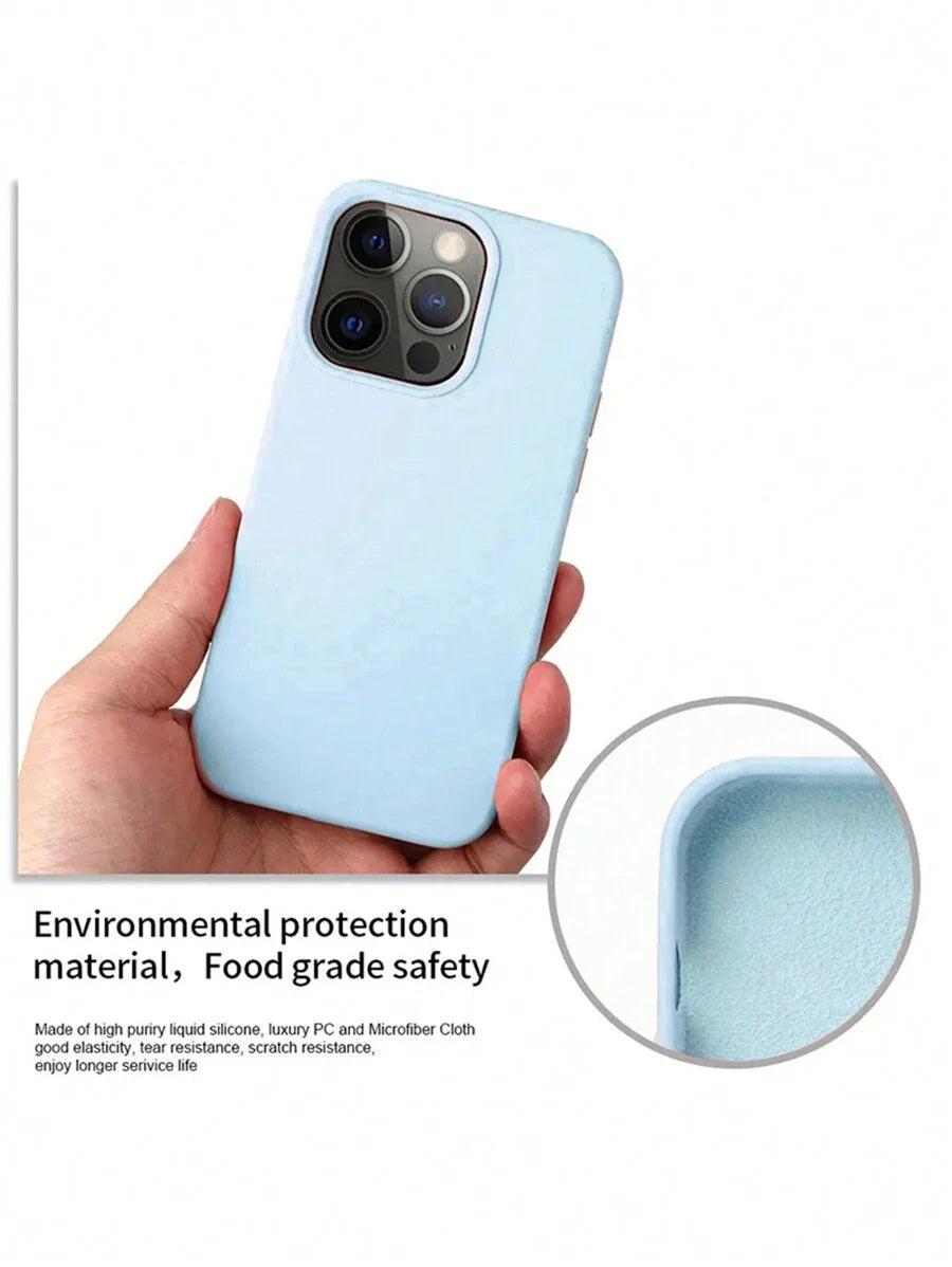 2.0mm Liquid Silicone Case – Full Protection for iPhone 11–16 Pro Max & Galaxy S22–S25 Series