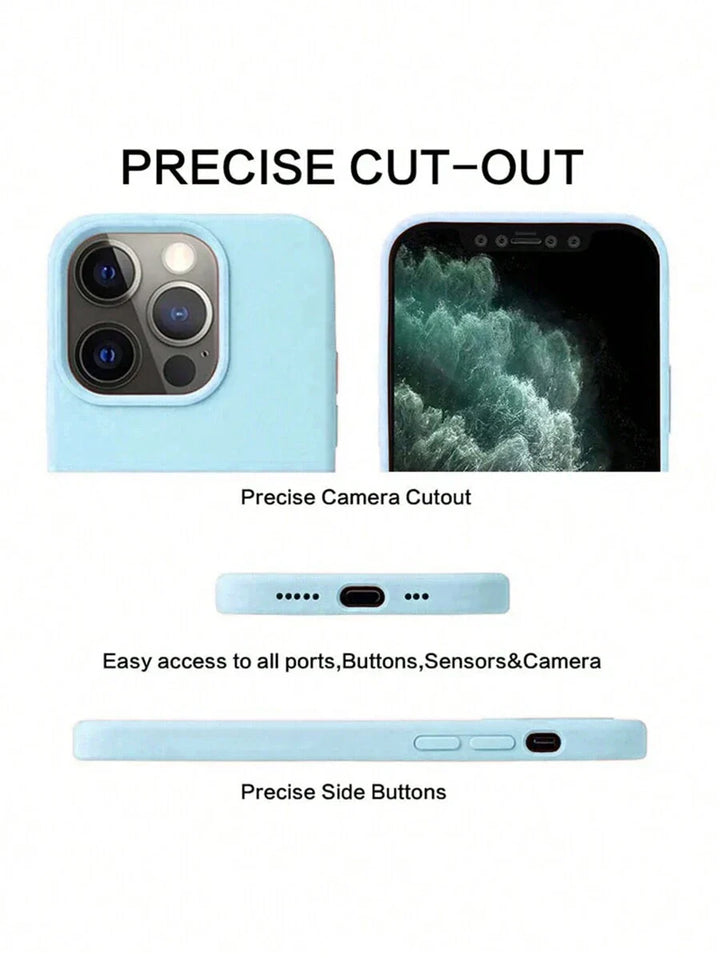 2.0mm Liquid Silicone Case – Full Protection for iPhone 11–16 Pro Max & Galaxy S22–S25 Series