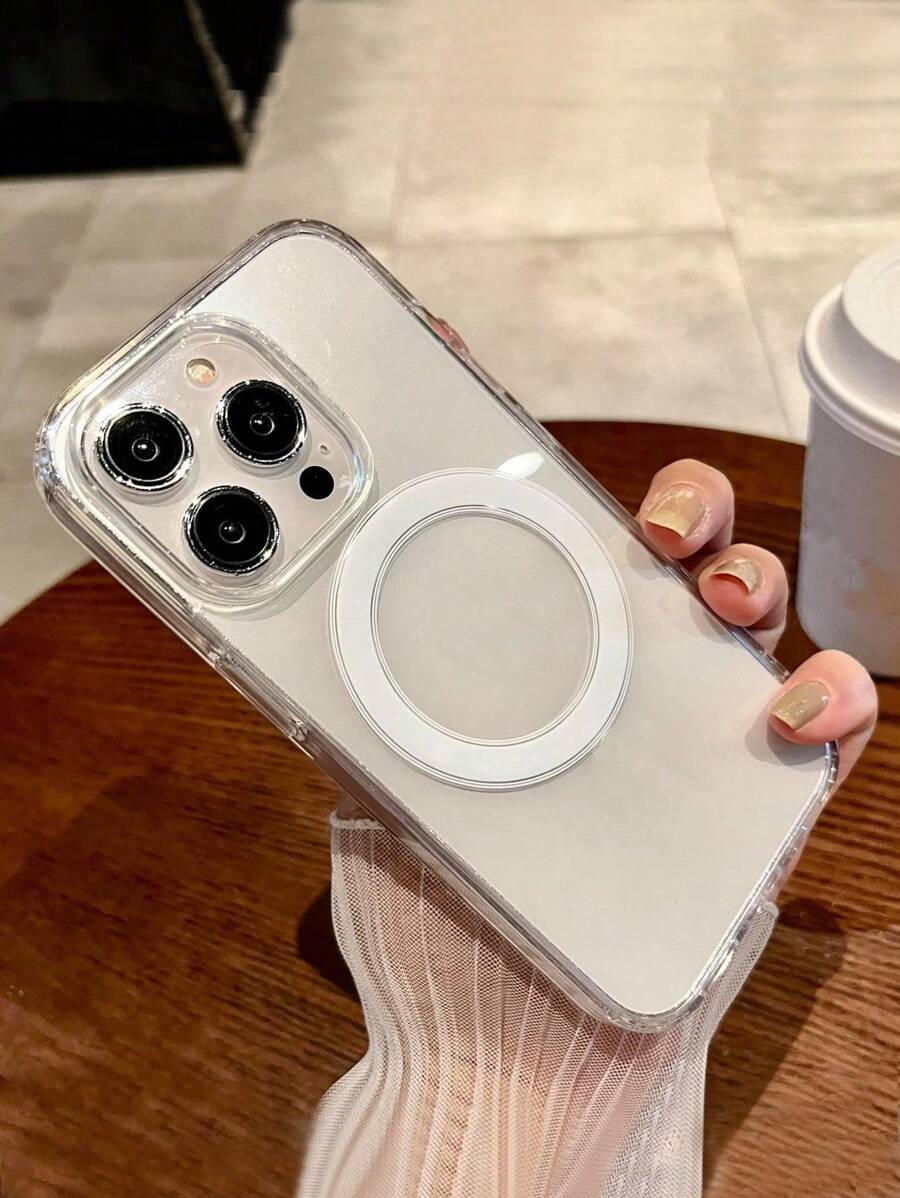 Simple Clear Acrylic Phone Case – Compatible with iPhone 7 to 16 Series (All Models)