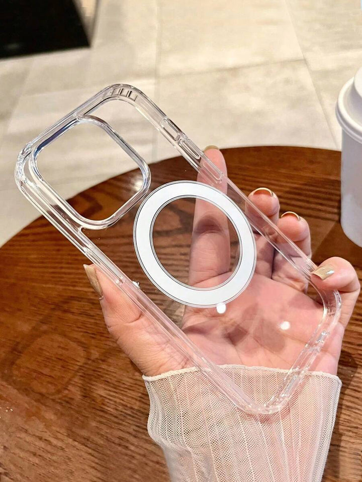 Simple Clear Acrylic Phone Case – Compatible with iPhone 7 to 16 Series (All Models)