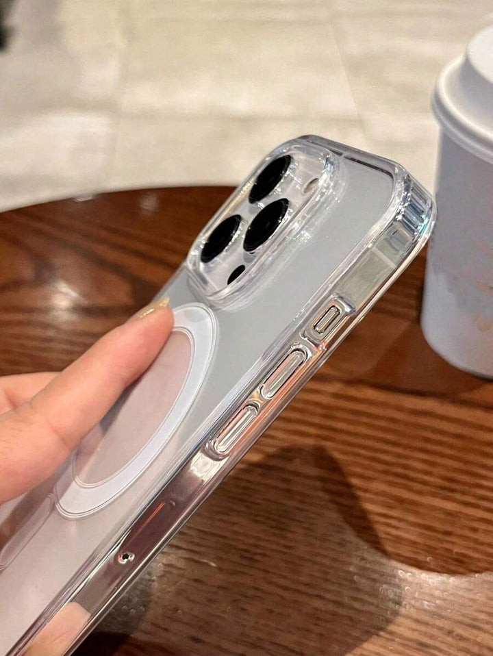 Simple Clear Acrylic Phone Case – Compatible with iPhone 7 to 16 Series (All Models)
