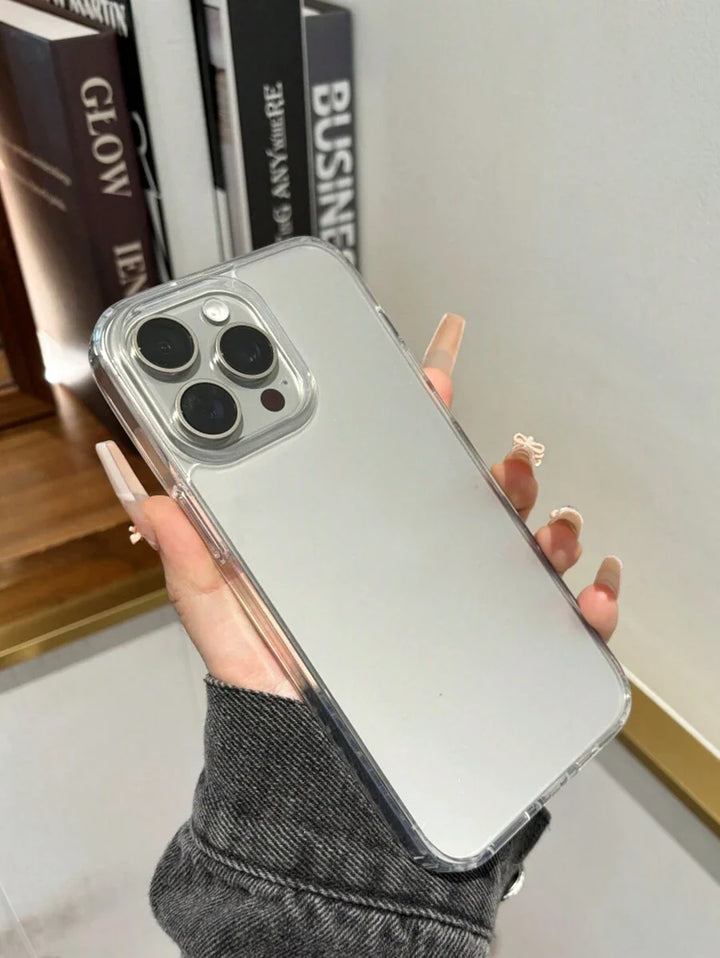 Simple Clear Acrylic Phone Case – Compatible with iPhone 7 to 16 Series (All Models)